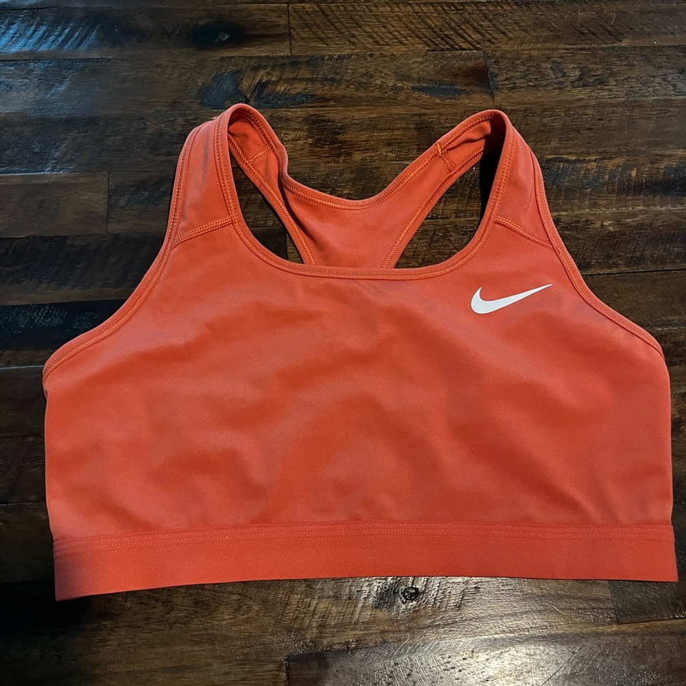Nike Women's Bright Orange Sports Bra